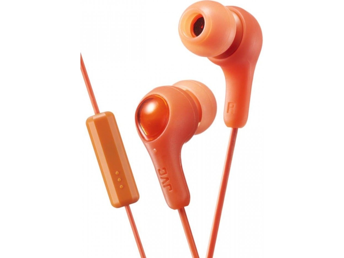 In-Ear-Hovedtelefoner Med Mikrofon Jvc Ha-Fx7m-De "Gumy Plus", Orange