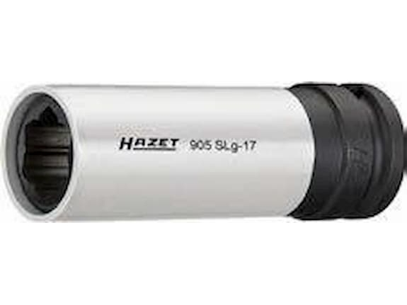HAZET 905SLG-17, Slaghylsa, Svart, Silver, 1 huvuden, 1/2, Metrisk, 17 mm