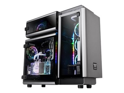 Thermaltake Level 20 - Tempered Glass Edition - Tower - Udvidet Atx - Ingen Strømforsyning (Ps/2) - Aluminium, Space Grey - Usb/Lyd