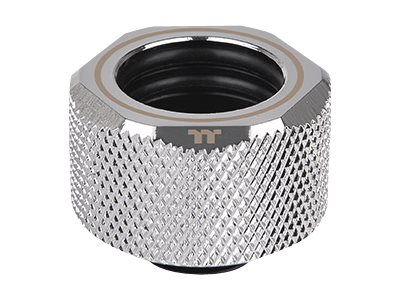 Thermaltake Pacific C-Pro G1/4 Petg Tube - Flydende Kølesystem Kompressionsarmatur - Krom