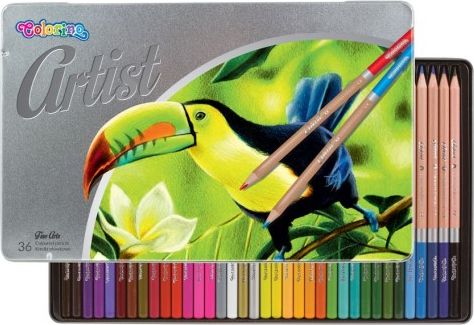 Colorino Artist 36 Buntstifte In Einer Metallbox