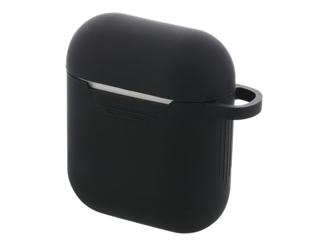 Deltaco - Taske Til Øretelefoner - Silicone - Sort - For Apple Airpods (1. Generation, 2. Generation)
