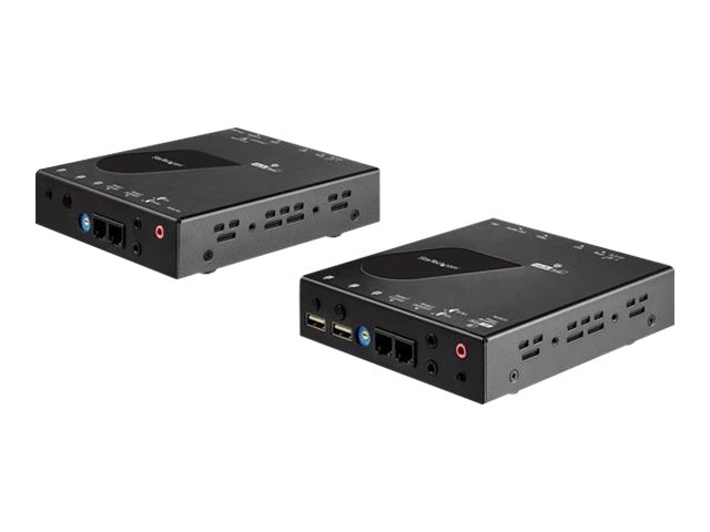 Startech.Com Hdmi Kvm Over Ip Extender - 4K 30Hz Hdmi 2.0 & Usb Über Ip Lan Oder Cat5e/Cat6 Ethernet (100M) - Fern Kvm Switch/Console Sender/Empfänge