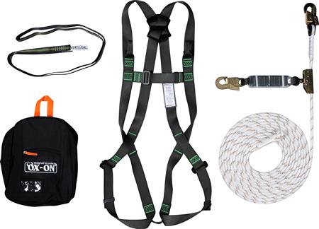 Ox-On Basic-Absturzsicherungsset (Komplett) In Tasche, Geeignet Z.B. Für Dacharbeiten.