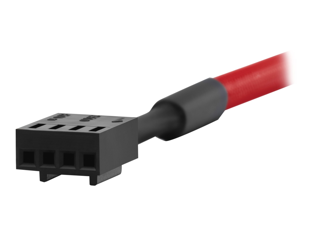 Noctua NA-SEC1 chromax.red - Forlængerkabel til blæserstrøm - 4 pin PWM (hun) til 4 pin PWM (han) - 30 cm - rød