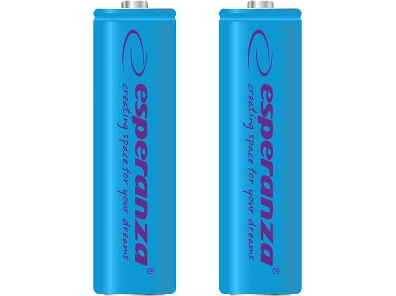 Esperanza Wiederaufladbar Blau Aa / R6 2000Mah 2 Stück.