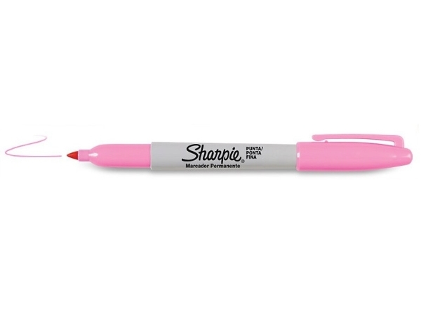 Sharpie Fine Point, Feine Spitze, Pink, Mehrfarbig, Fein, Ap, Metall, Papier, Kunststoff