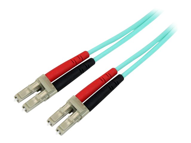 Startech.Com 7 M Om3 Lwl Patchkabel - Zipcord Multimode-Glasfaserkabel Lc/Upc Auf Lc/Upc - Vollduplex 50/125Μm Sfp/Optisches Kabel - 100G Optical Lic