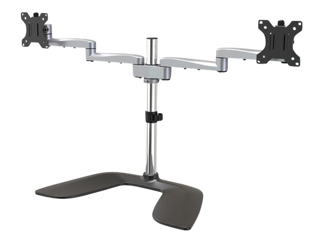 Startech.Com Monitorhalterung Für Zwei Monitore - Ergonomisches Monitorstand Für Vesa Bildschirme Bis Zu 32" Und 8 Kg - Freistehende Gelenkige Bildsc