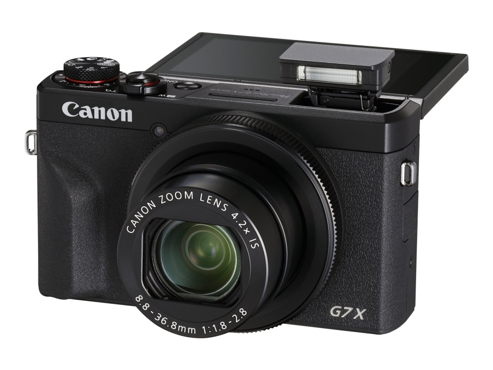 Canon PowerShot G7X Mark III, 20,1 MP, 5472 x 3648 pikseliä, CMOS, 4,2x, 4K Ultra HD, Musta