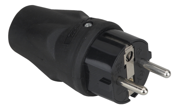 Plug With Ground Black