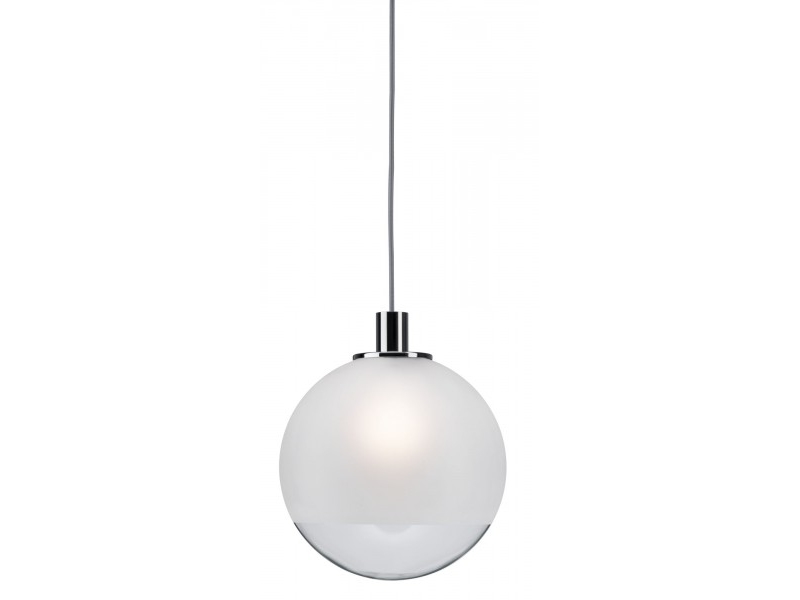 Paulmann 954.45 Inomhus Satin Stål Glas Rund Monokromatisk Taklampa