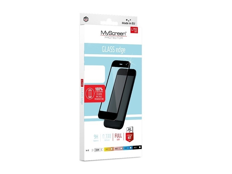 „Myscreen Ms Diamond Glass Edge Lite Fg Iphone6/6S“ Baltas „Full Glue“