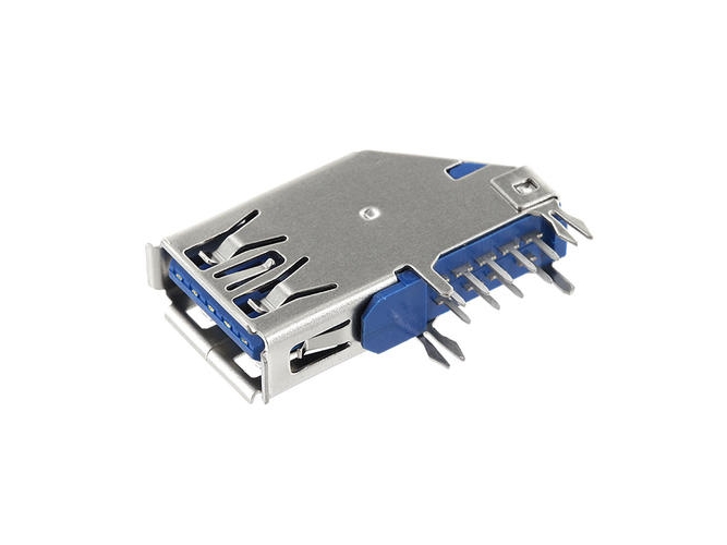 Econ Connect U3bu1avw, Usb-3.0, Blau, Edelstahl, Kupfer, Metall, Nickel, 1000 V, 30 Mo, 1,8 A