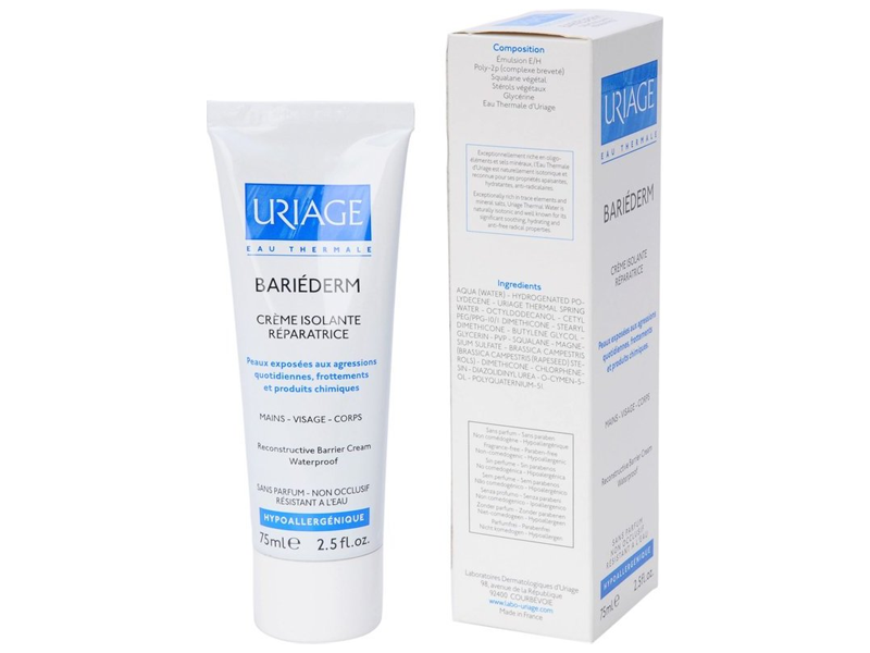 Uriage Repairing Cremeas Für Gereizte Haut Uriage Bariederm Isolierende Repairing Creme 75 Ml