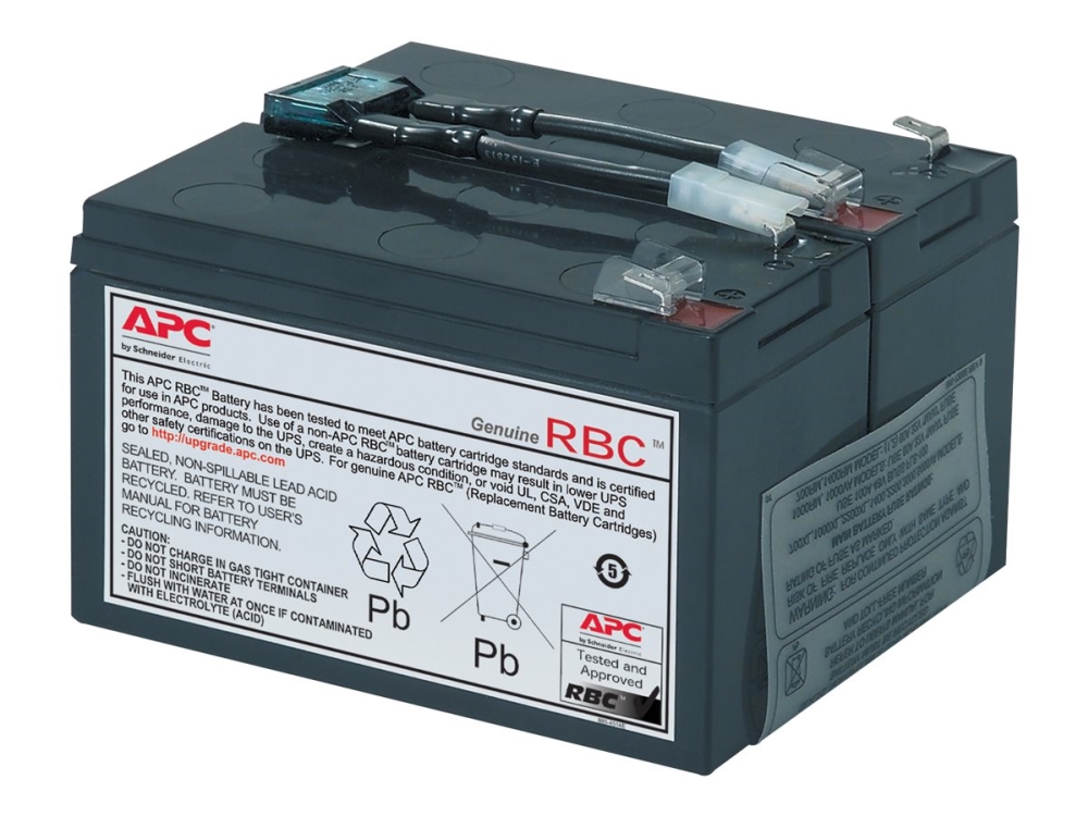 Apc Ersatzbatterie Rbc9 (Oem), Plombierte Bleisäure (Vrla), 4,95 Kg, 94 X 129,5 X 149,9 Mm, 0 - 40 °C, 0 - 95%