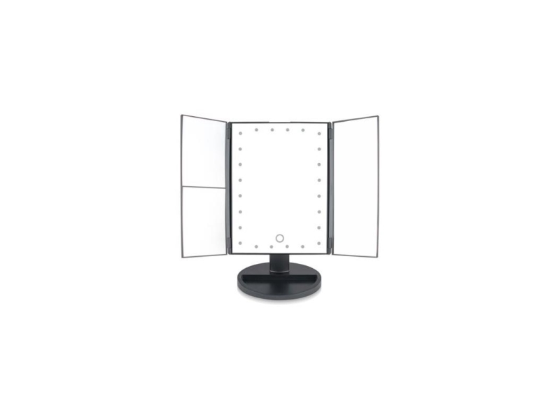 Rio 24 LED Touch dimmbarer Kosmetikspiegel, Bord, 24 Lampe( r), LED, Batteri, AA, USB
