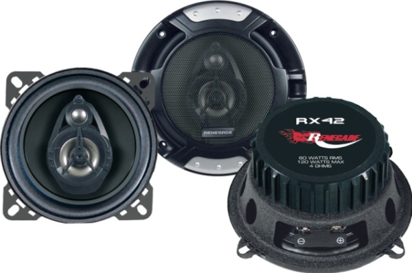Renegade RX42, 2-vejs, 120 W, 60 W, 4 ohm (O), 80 - 20000 Hz, 9,4 cm