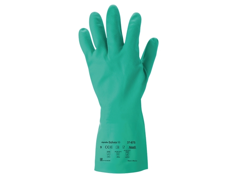 Handschuhe Ansell Solvex 37-675, Gr. 9, Packung À 12 Paar