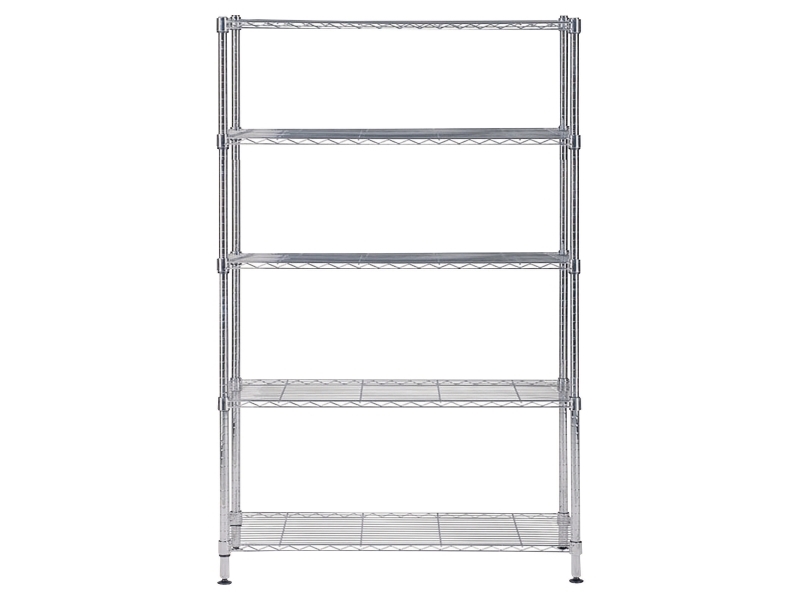 Reol Alba chrome stål med 5 hylder large | Möbler - Förvaringsmöbler - Bokhylla | GameStuff