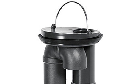 Vattenlås nr 1 0,8 l/sek - För avloppsskålar av plast/rostfritt material utan sidotillträde | VVS Artiklar - Badrum - Tillbehör för tvättställ | GameStuff