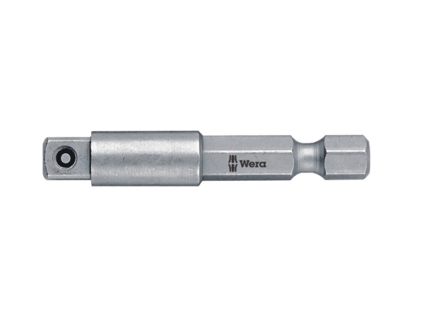 Wera 05050220001, Kuusikulmainen varsi, 25,4 / 4 mm (1 / 4), Kuusikulmainen varsi, 9,53 mm (0.375), 1 kpl, 100 mm