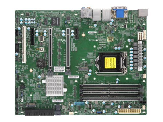 Supermicro X11sca F Moderkort Atx Lga1151 Socket C246 Chipuppsattning Usb 3.1 Gen 1 Usb C Gen2 Usb 3.1 Gen 2 2 X Gigabit Lan Inbyggda