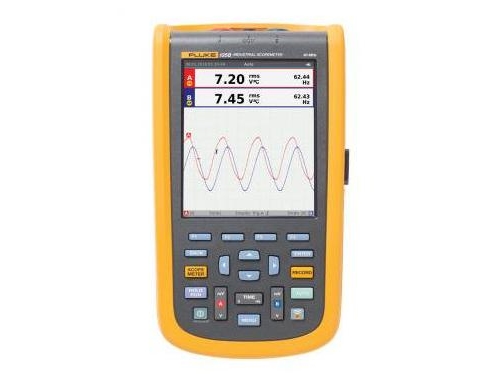 Fluke 125B/EU/S, Bærbar, 40 MHz, 5 mV, 8,75 ns, 50.00 kRPM, TFT