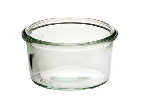Patentglas Weck 165 Ml Ø8.8X4.65 Cm Uden Låg Glas,Stk