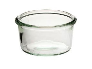 Patentglas Weck 370 Ml Ø10.8X6.9 Cm Uden Låg Glas,1 Stk