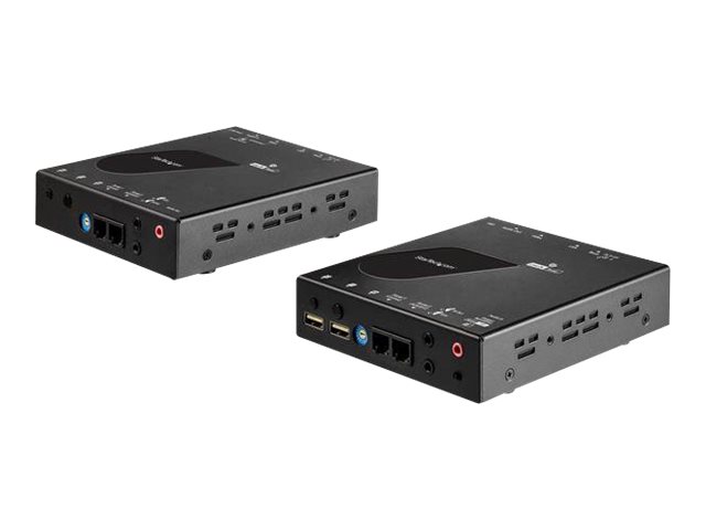 Startech.Com Hdmi Kvm Over Ip Extender - 4K 30Hz Hdmi 2.0 & Usb Über Ip Lan Oder Cat5e/Cat6 Ethernet (100M) - Fern Kvm Switch/Console Sender/Empfänge