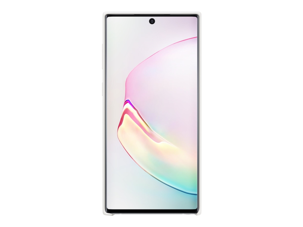 Samsung Silicone Cover Ef-Pn970 - Bagsidecover Til Mobiltelefon - Silicone - Hvid - For Galaxy Note10, Note10 (Unlocked)