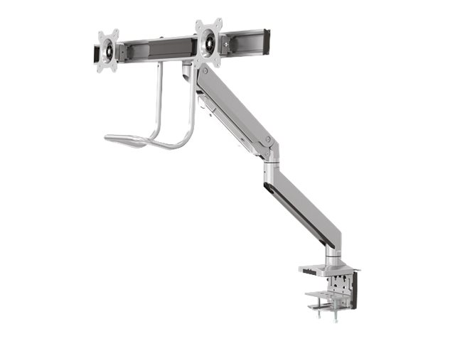 Neomounts Nm-D775dxsilver Monitorarm 10-32" - Gasfeder - Topfix - 180°-Stopp, Klemme/Durchführung, 8 Kg, 25,4 Cm (10"), 81,3 Cm (32"), 100 X 100 Mm,