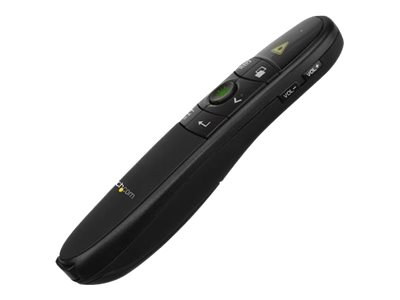 Startech.Com Kabellose Präsentationsfernbedienung Mit Grünem Laserpointer - 27 M, Usb, 27 M, Schwarz