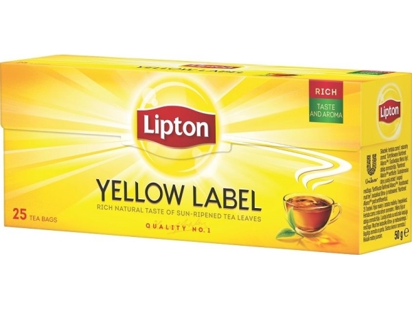 Lipton Yellow Label Schwarzer Tee 25 Beutel