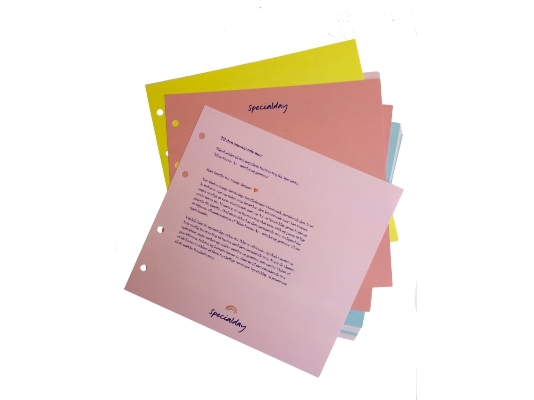 Tilkøbssider til Mine Første År - enestående mor Lénart & Bjerring Språk: Danska | Böcker - Hobby | GameStuff