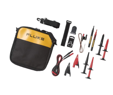 Fluke TLK289, Testkabel, sond och klämma, set, Svart, Röd | EL Artiklar - Kablar och ledningar - Testa och mäta ledningar | GameStuff