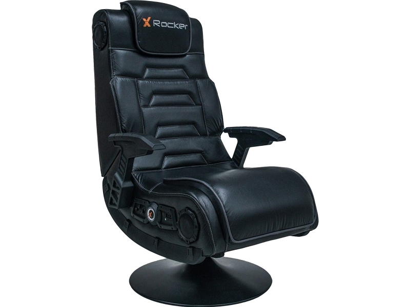 Xrocker Gaming Sessel Schwarz 4 Lautsprecher/Vibration/Bluetooth