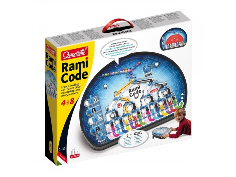 Rami Code Puzzle- Und Arcade-Spiel 1015 Quercetti