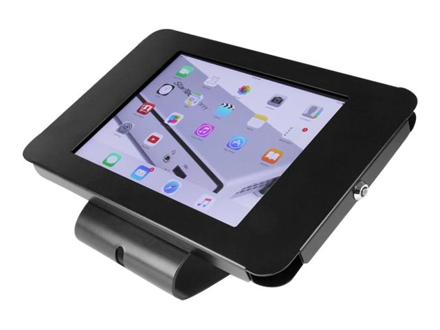 Startech.Com Abschließbarer Tablet Ständer Für Ipad - Tisch- Oder Wandmontierbar - Stahl, 24,6 Cm (9.7 Zoll), 9.7" Ipad, Schwarz, Stahl, 1,3 Cm, Schl