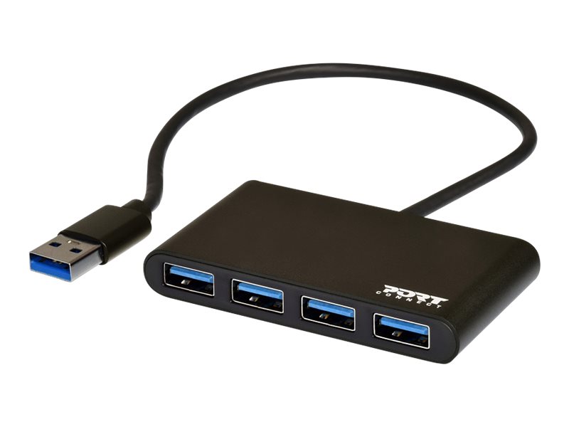 Port Connect - Hub - 4 X Superspeed Usb 3.0 - Desktop