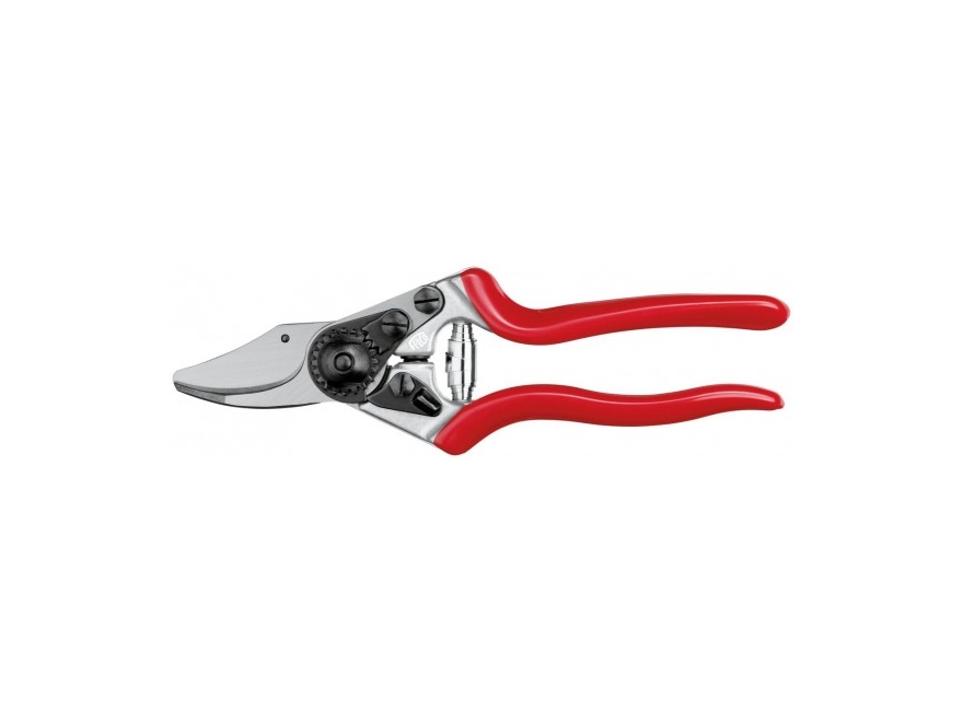 Felco 6, Bypass, Aluminium, Rot, Stahl, Edelstahl, 19,5 Cm