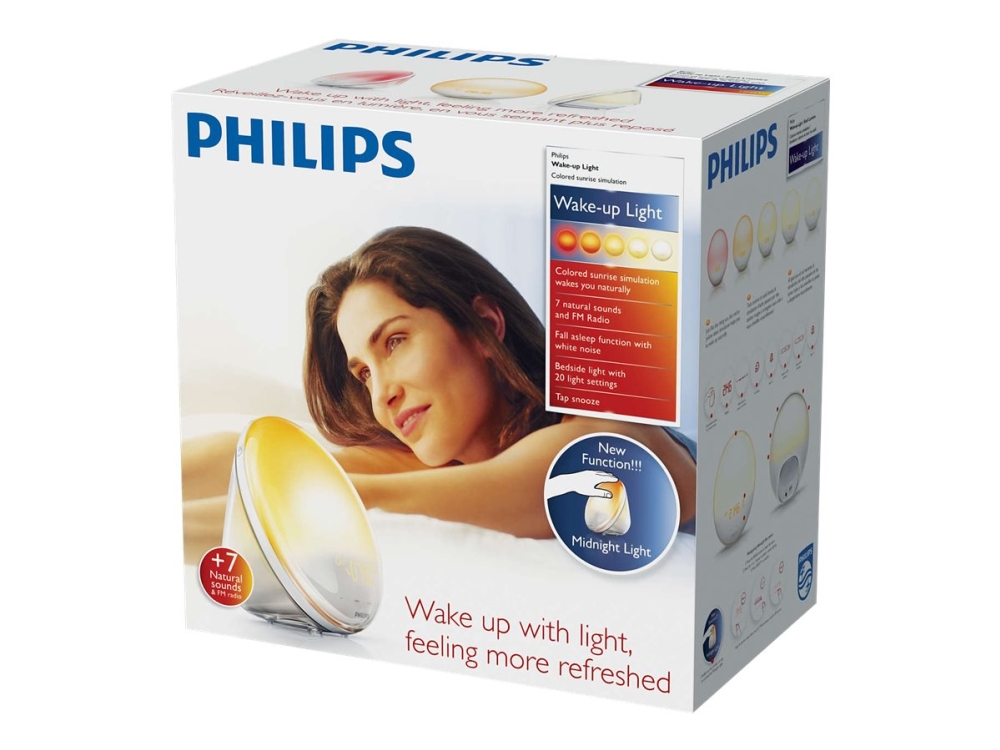 Philips SmartSleep HF3531/01 lysvækkeur 300 Lux 7 lyde