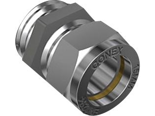 IBP CONEX Overgang 3/8-12 mm med nippel forkromet