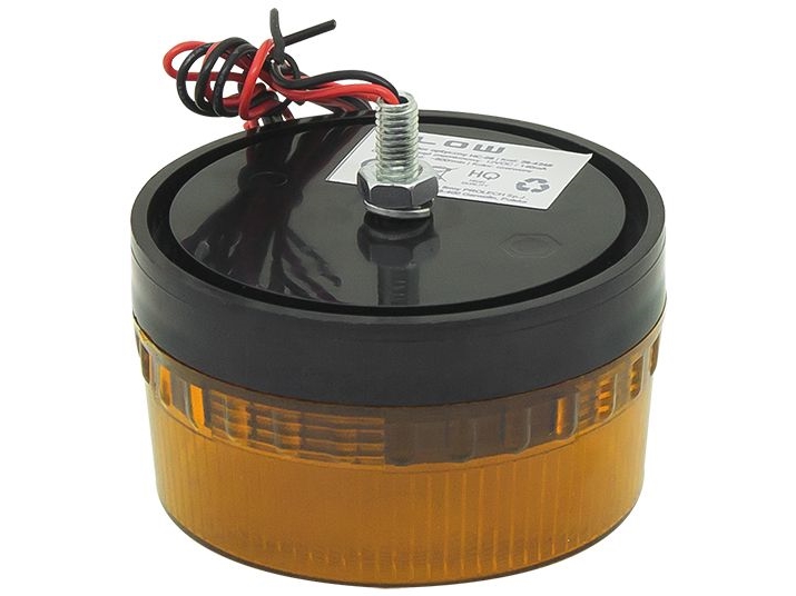 Blow optisk signalgiver LED 12V DC HC-05 orange (26-426)