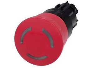 Not-Halt-Pilzdrucktaster Beleuchtet 22Mm Rund Rot (3Su10011hb200aa0)