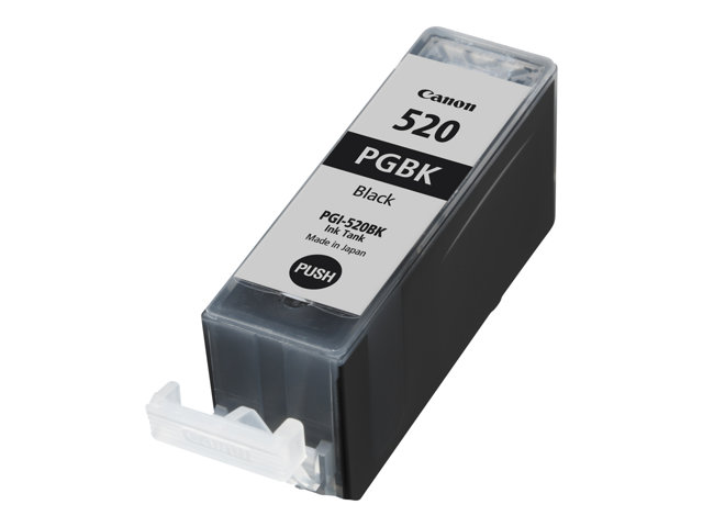 Canon Pgi-520Bk Tinte Schwarz (Doppelpack), Schwarz, Tinte Auf Pigmentbasis, 2 Stück(E), Multipack