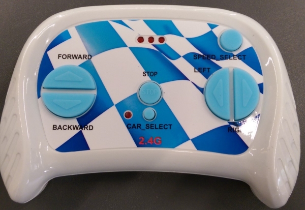 RC 2.4G fjärrkontroll 12V för VW Amarok och Ford Ranger Monster Truck BLUE | Utomhusleksaker - El & Bensinfordon - Reservdelar | GameStuff