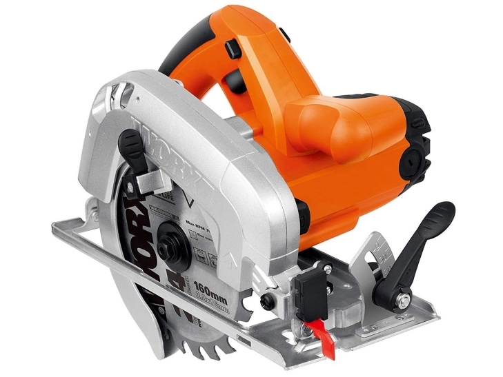 WORX WX425, Trä, Grå, Orange, Rostfritt stål, Vit, Borstad, II, 16 cm, 5000 RPM | Elverktyg - DIY - Elverktyg 230V - Cirkelsåg | GameStuff