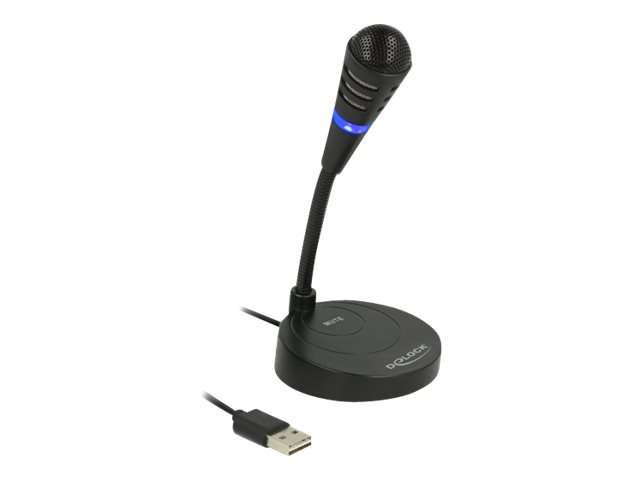 Delock 65871, Pc-Mikrofon, -44 Db, 70 - 9000 Hz, 16 Bit, 48 Khz, Unidirektional